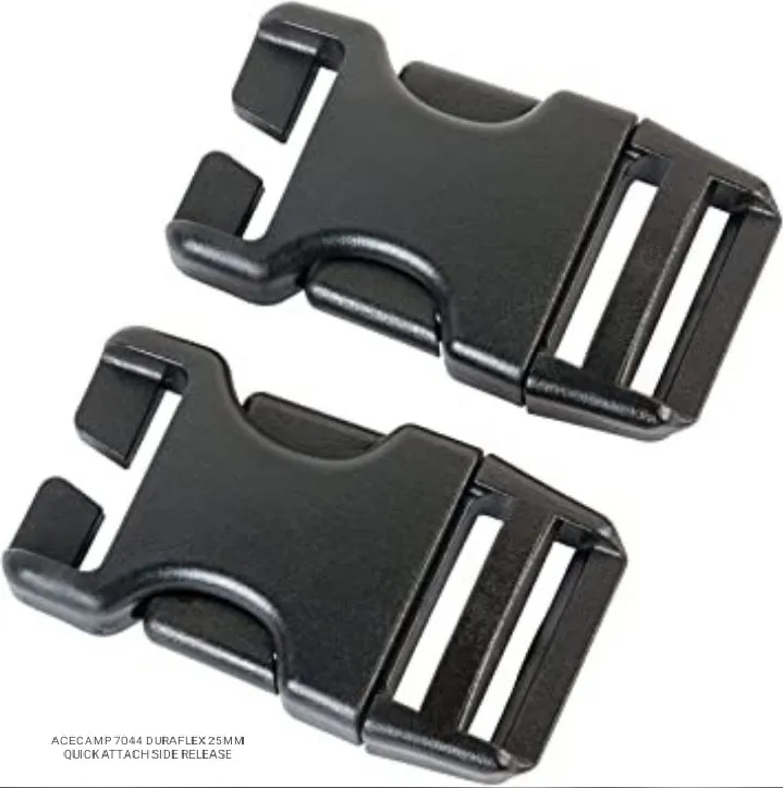 ACECAMP SIDE RELEASE BUCKLES 7043 DURAFLEX 2 X 25MM