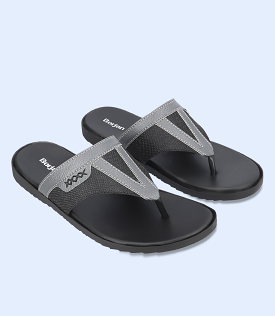 BM5464-BLACK-Men Casual Chappal