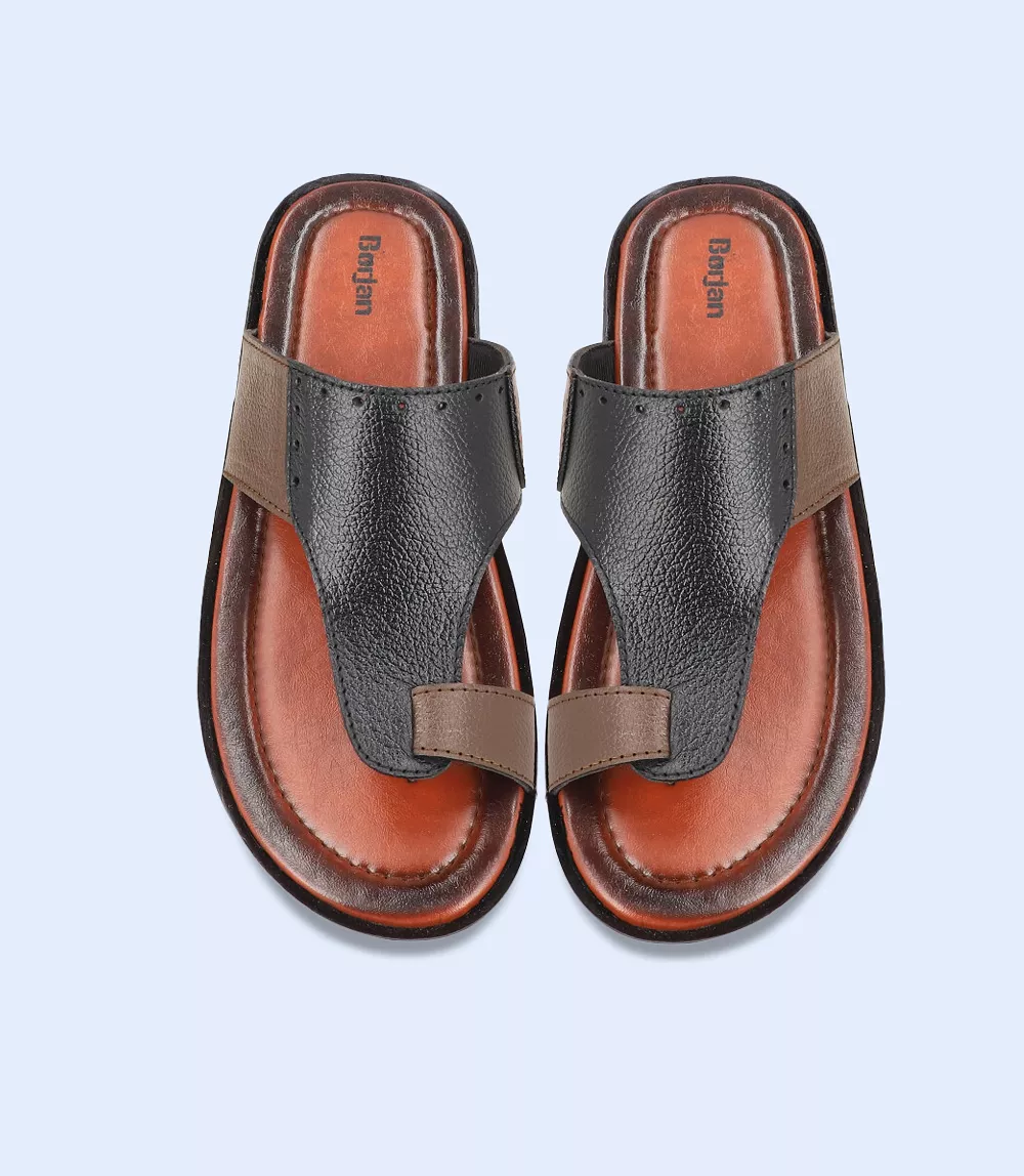 BM5548-BROWN-Men Chappals