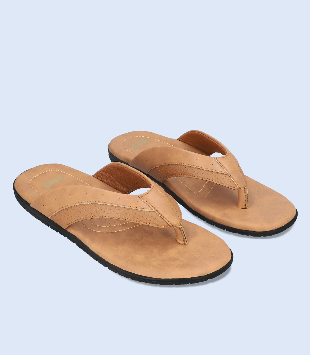 BM5558-TAN-Men Casual Chappal