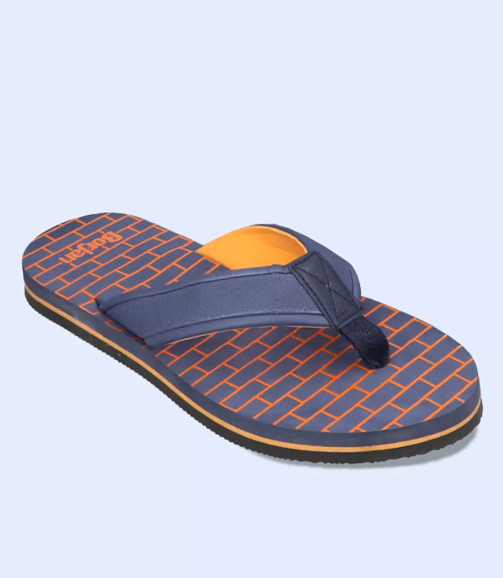 BM5566-NAVY BLUE-Men Flip flop