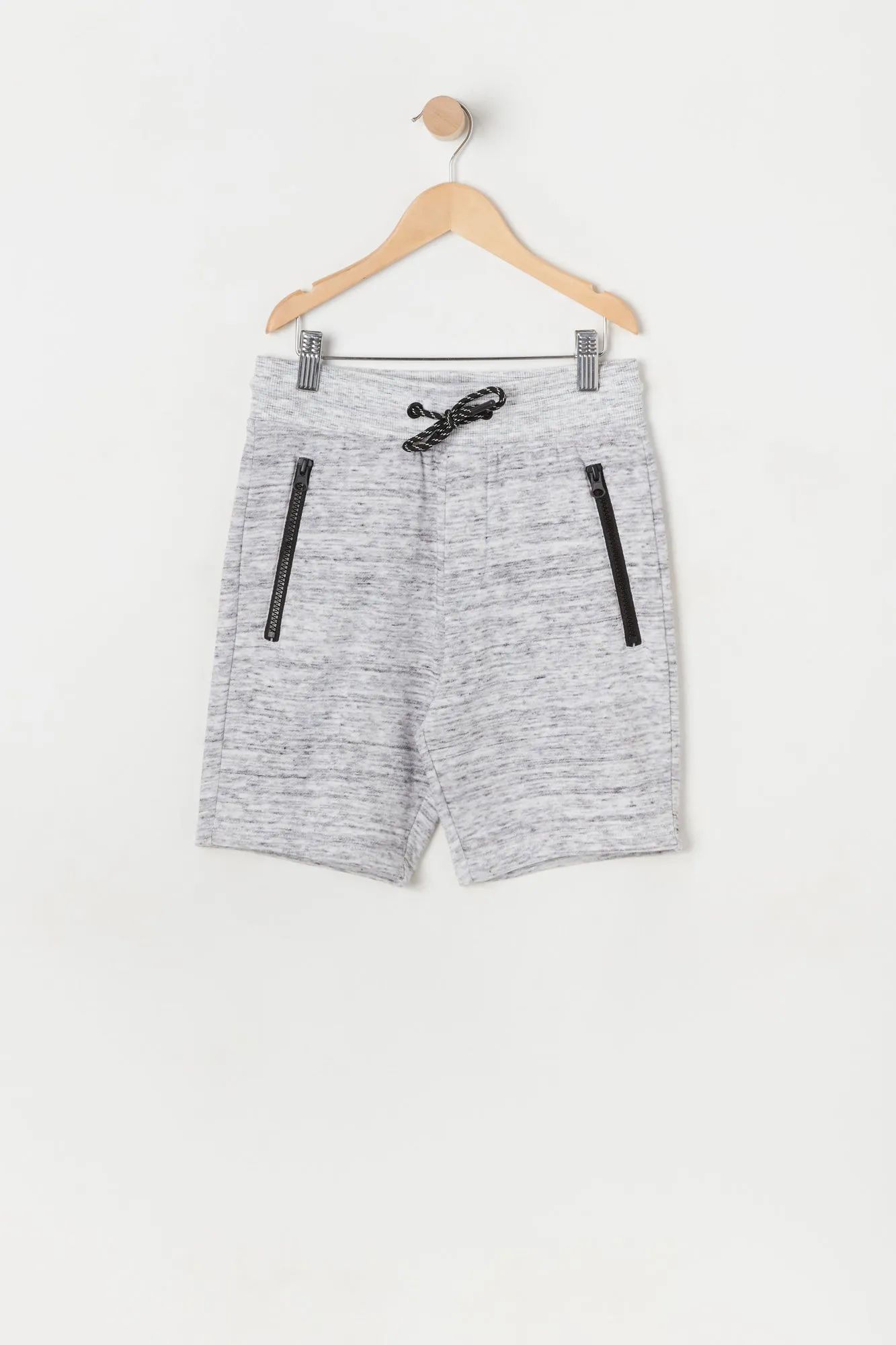 Boys Zip Pocket Fleece Short