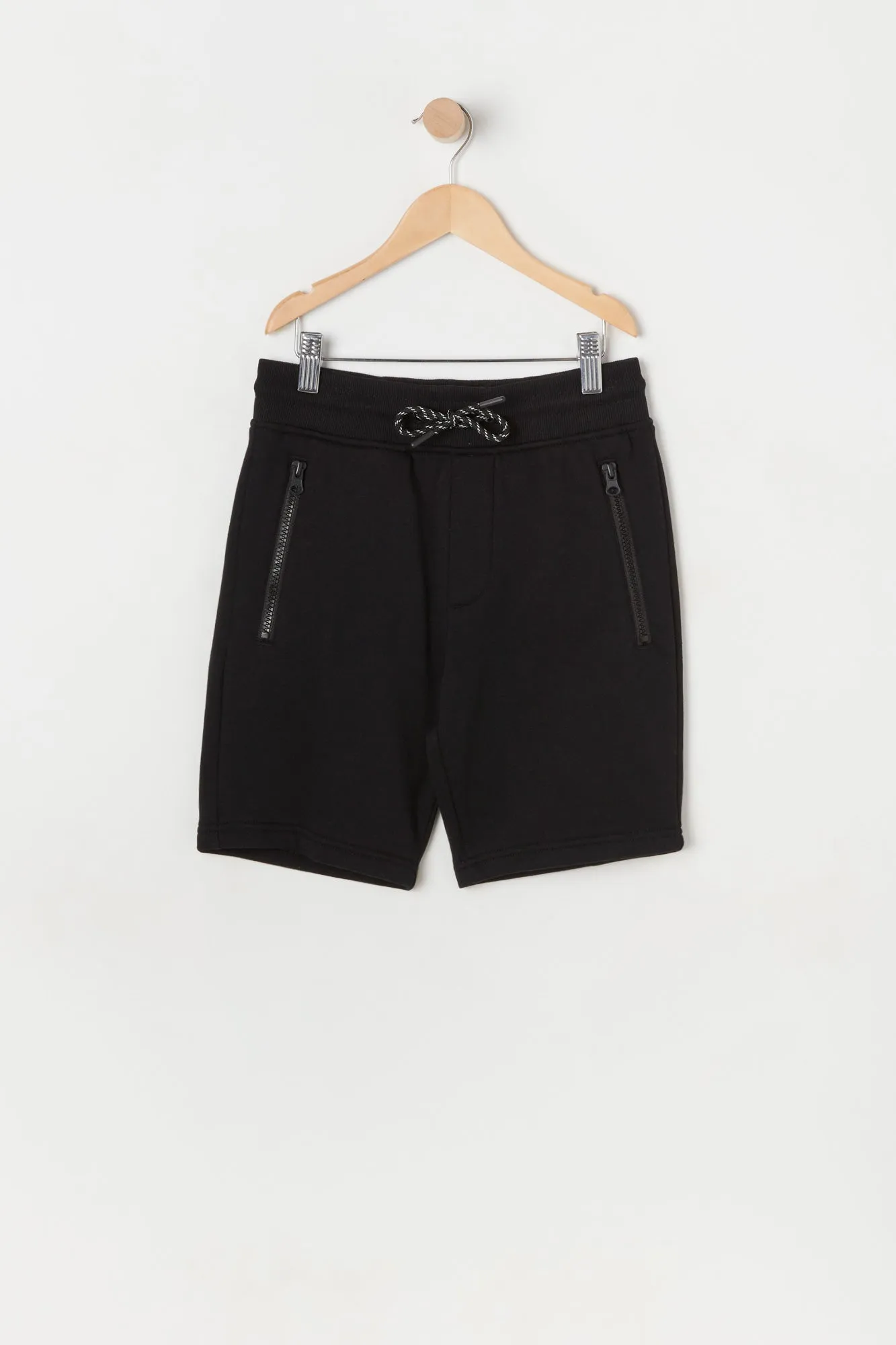 Boys Zip Pocket Fleece Short