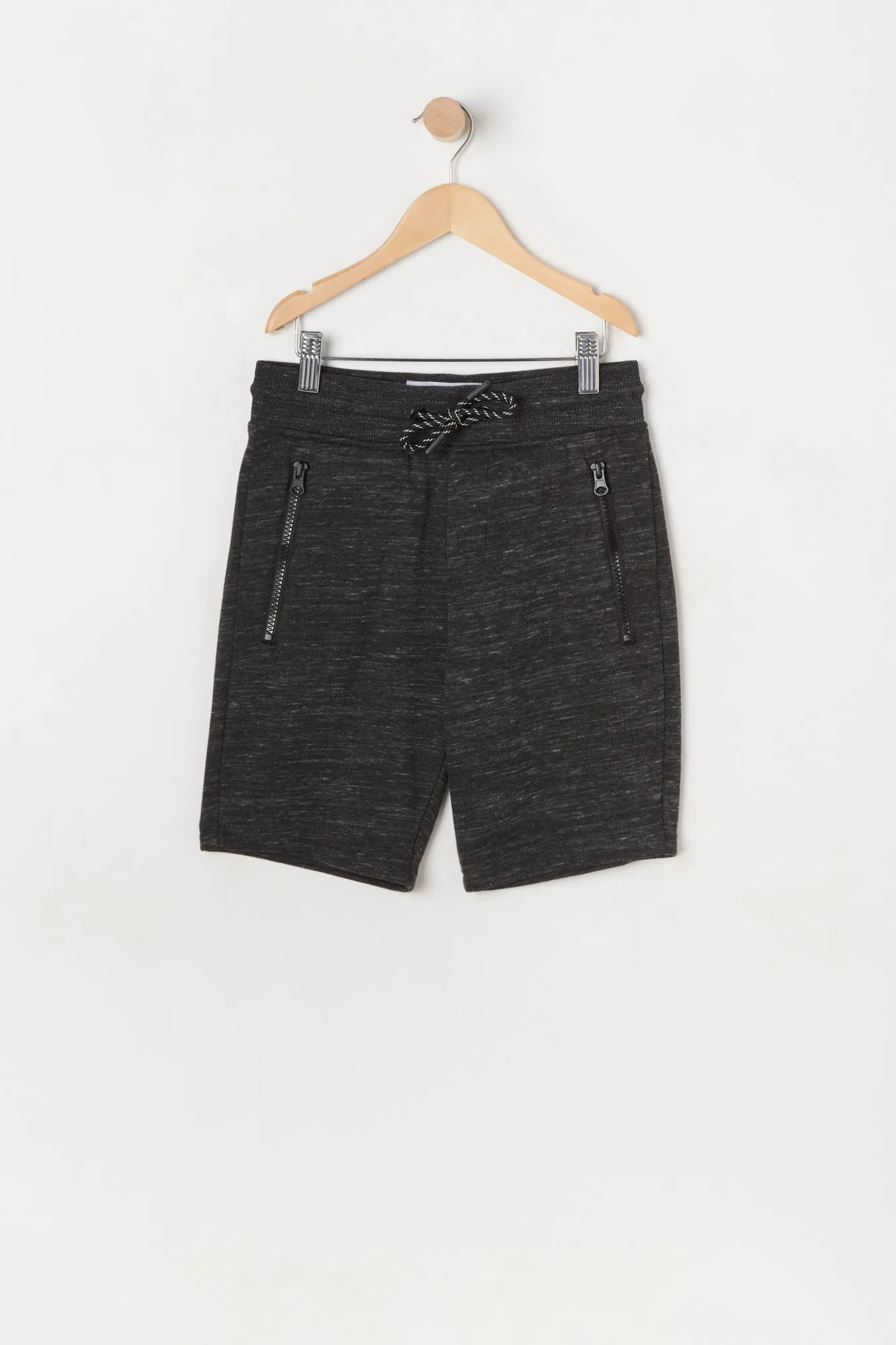 Boys Zip Pocket Fleece Short