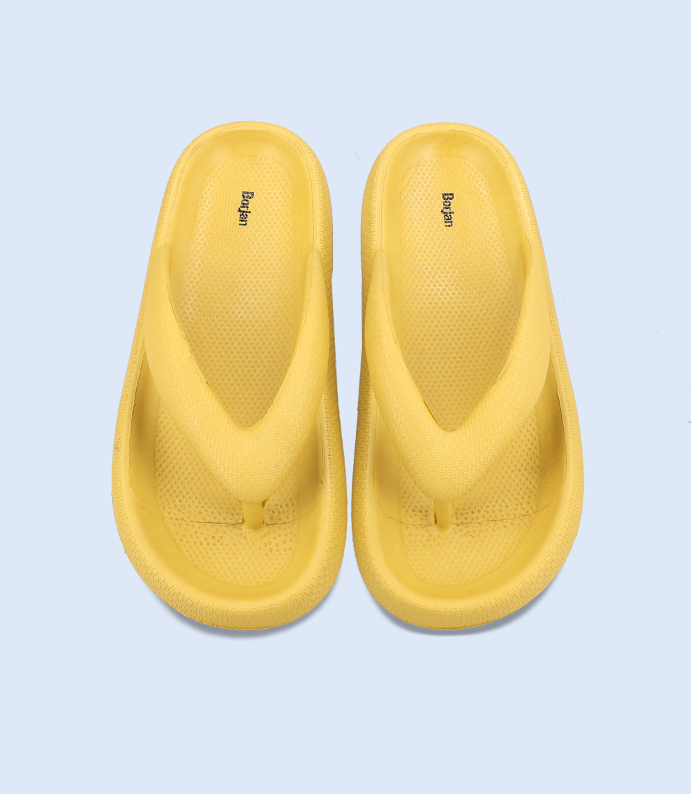 BW7077-MUSTARD-Women Flip flop