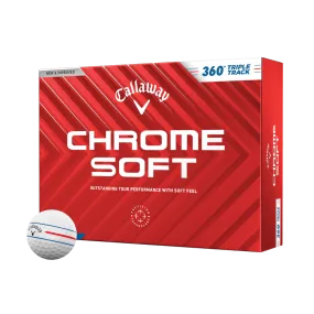 Callaway Chrome Soft 360 Triple Track 2024 Golf Balls