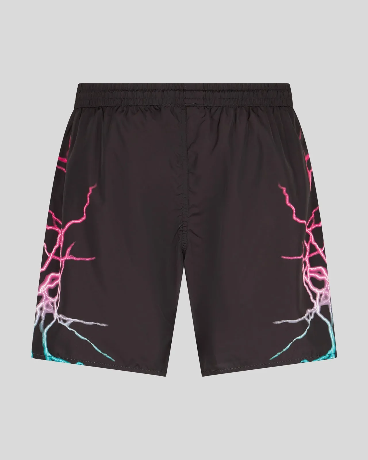 Costume PHOBIA swimboxer nero fulmini rosa e blu