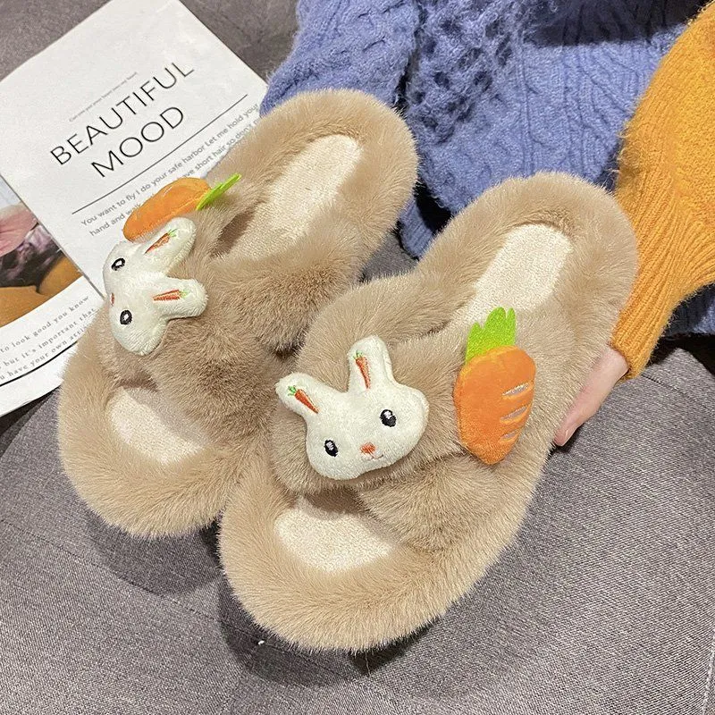 Cute Bunny Carrot Slippers