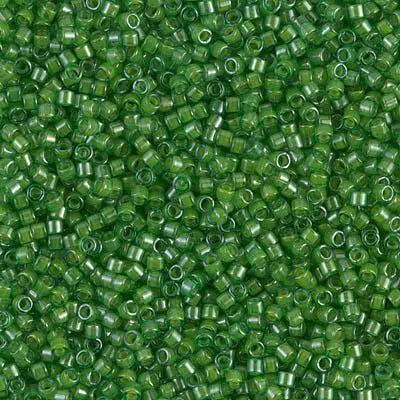 DB00-0274, Miyuki 5.2g Lime Green Lined Crystal Luster