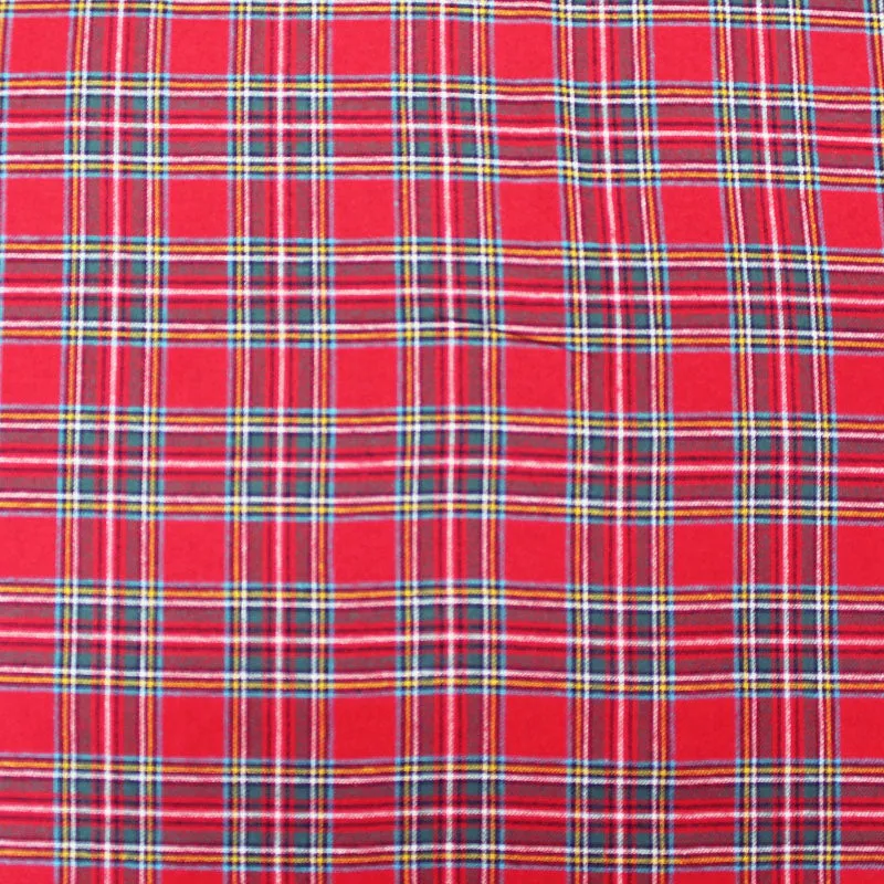 Dressmaking Brushed Cotton Check - Neville