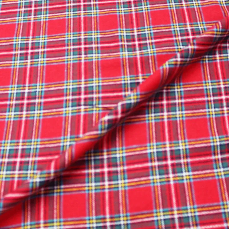 Dressmaking Brushed Cotton Check - Neville