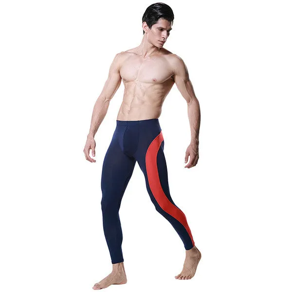 Fashion Men Modal Long Johns Pants Low Rise Pouch Trousers Thermal Underwear M L XL SM6