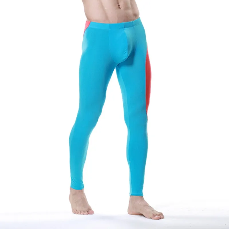 Fashion Men Modal Long Johns Pants Low Rise Pouch Trousers Thermal Underwear M L XL SM6