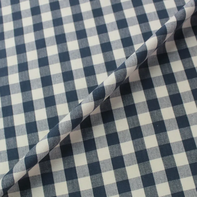 Furnishing Cotton Gingham - Denim Blue