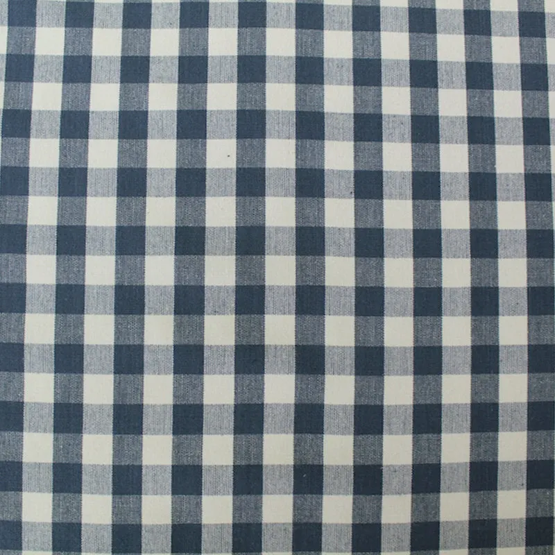 Furnishing Cotton Gingham - Denim Blue