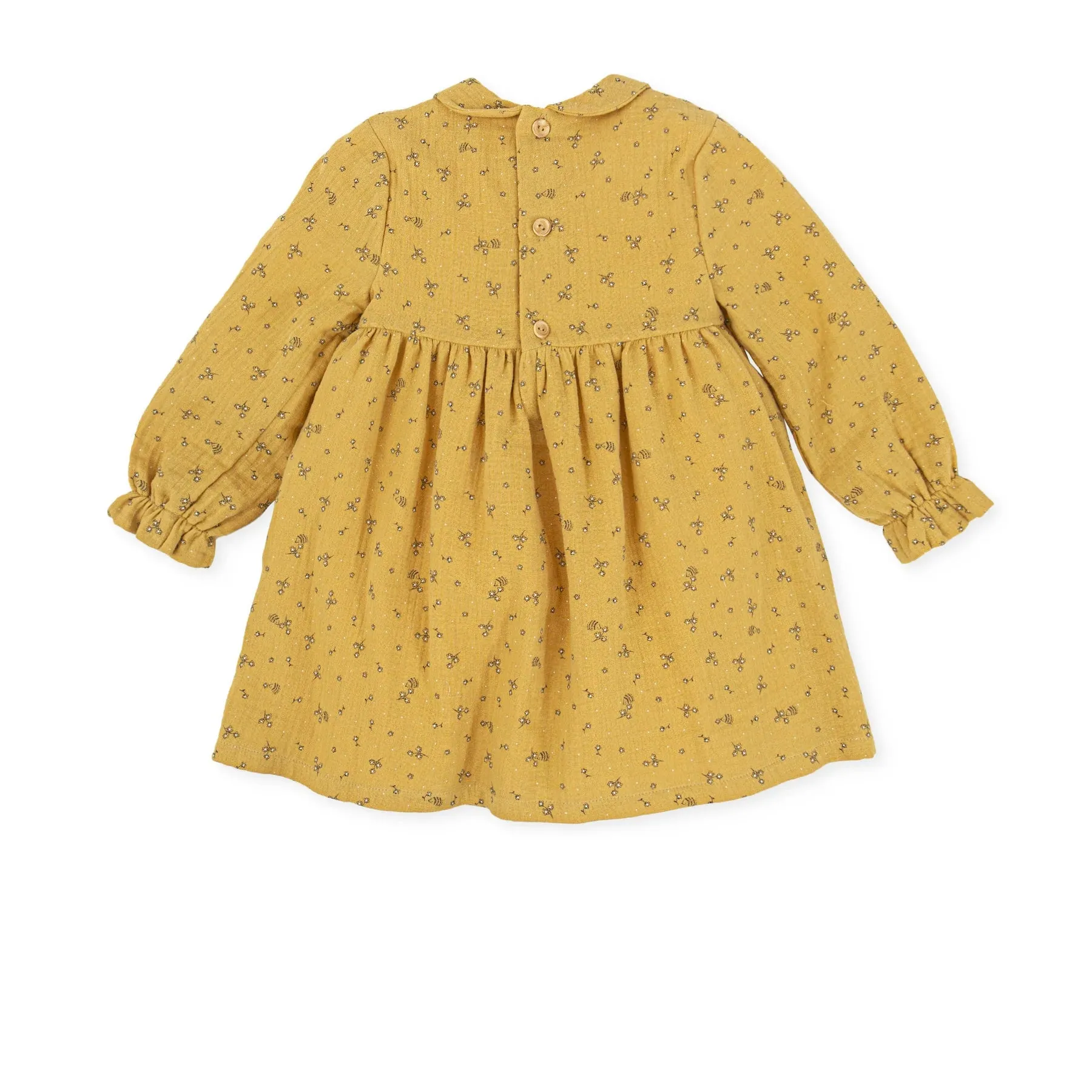 Girl E.Ldta. Pop Dress-Mustard