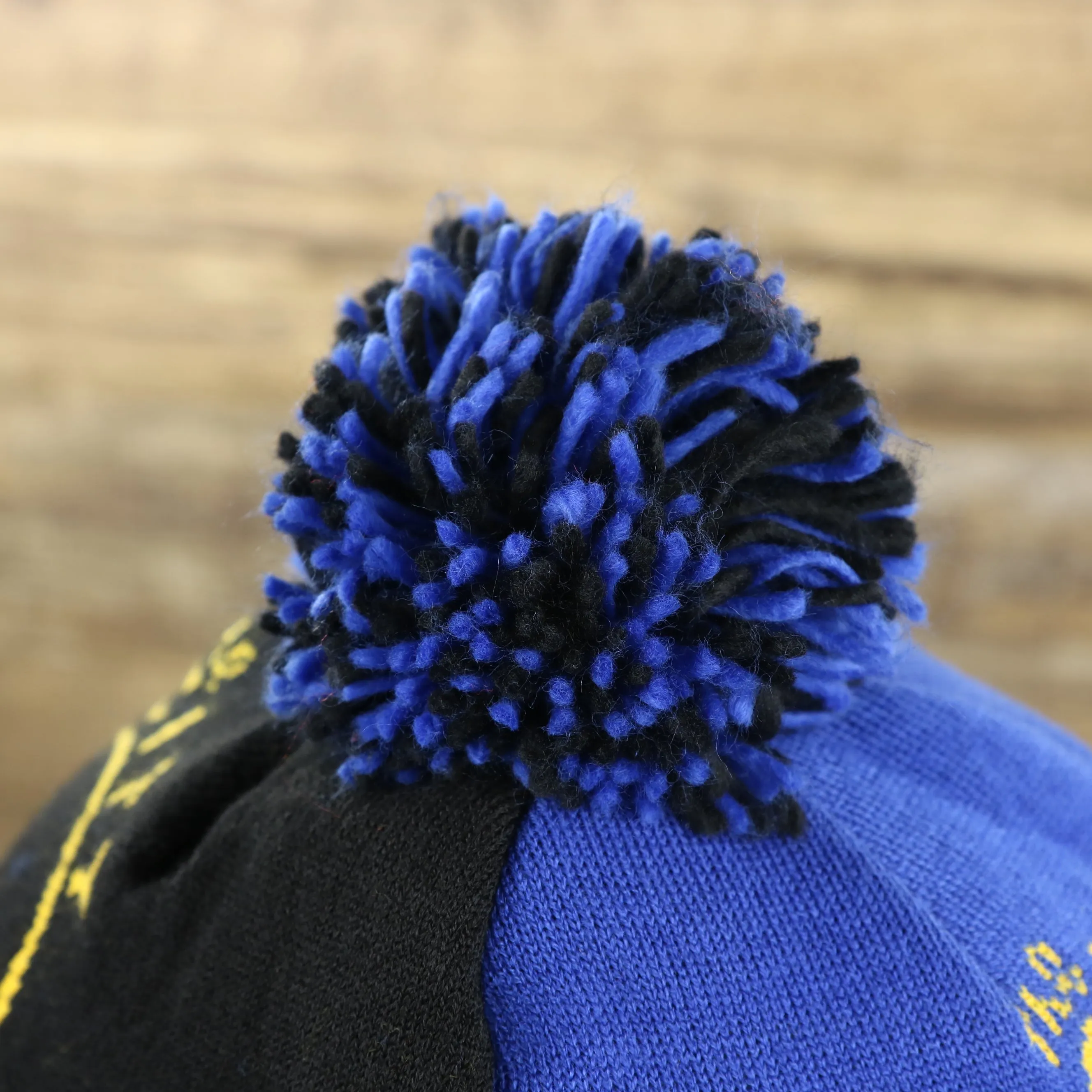 Golden State Warriors Two Sided Double Design Winter Beanie