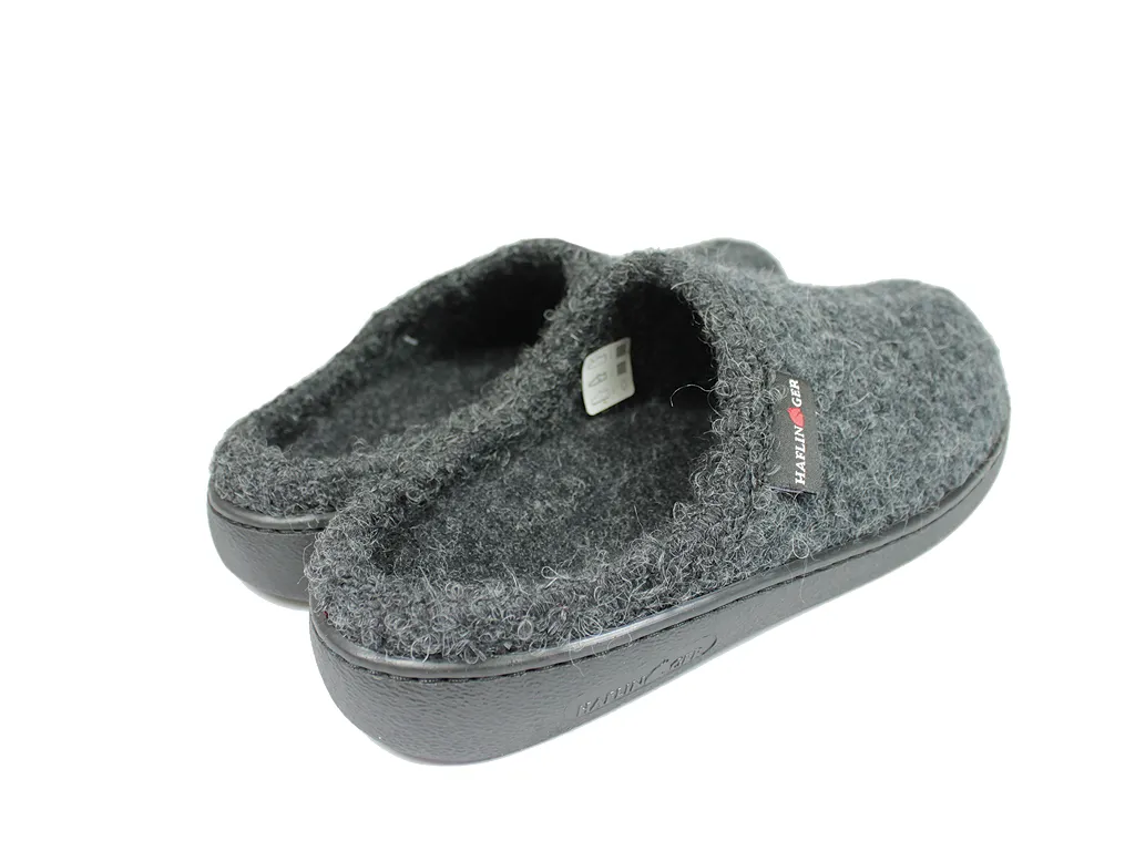 Haflinger Slippers Grischa Graphite