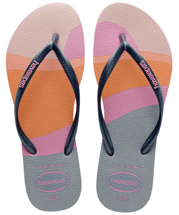 Havaianas Slim Palette Glow Flip Flops - Peony Rose