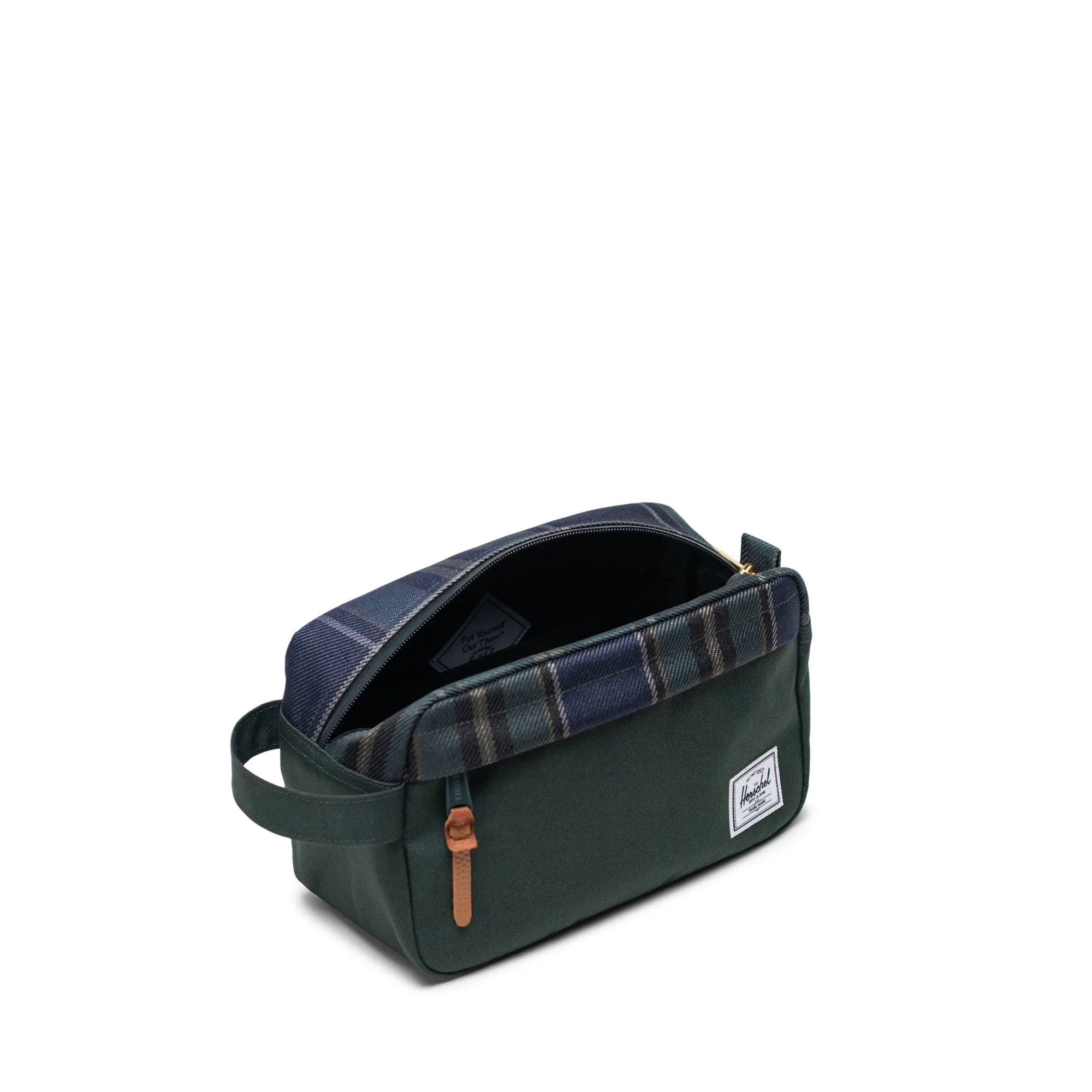 Herschel Travel Kit Darkest Spruce Winter Plaid