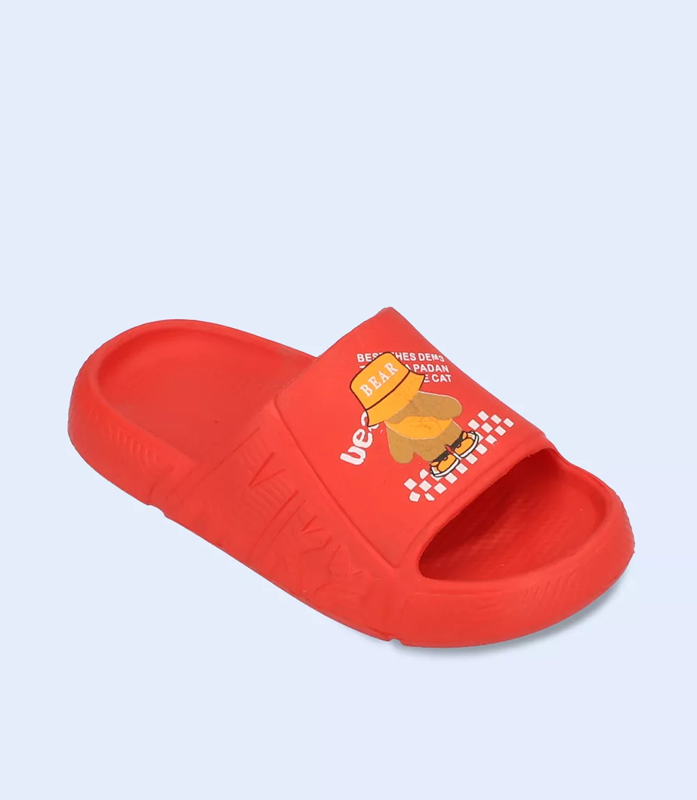 KB0056-RED-Boys Casual Slipper