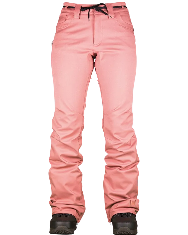 L1 Heartbreaker Twill Womens Pant Rose 2022 | Snow Pants Womens | Snow Skiers Warehouse