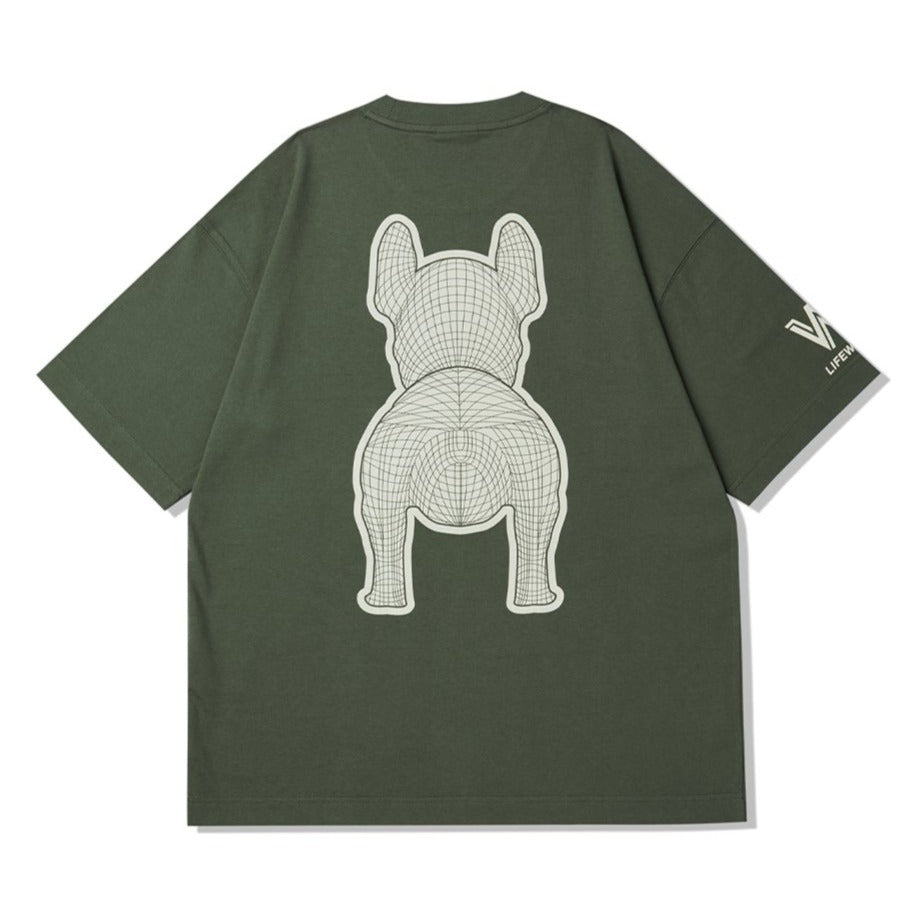 LifeWork Bulldog Tee Khaki