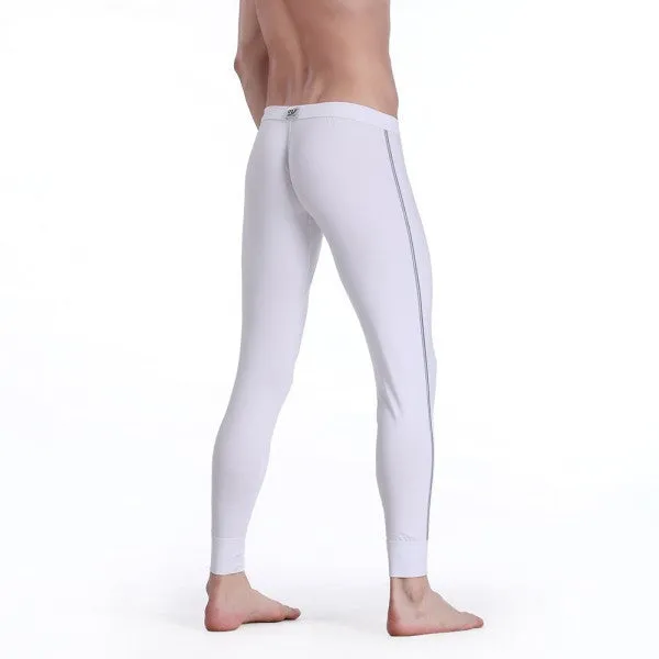 Men's Soft Long Johns Pants Warm Thermal Underwear Low Rise Underpants M L XL SM6