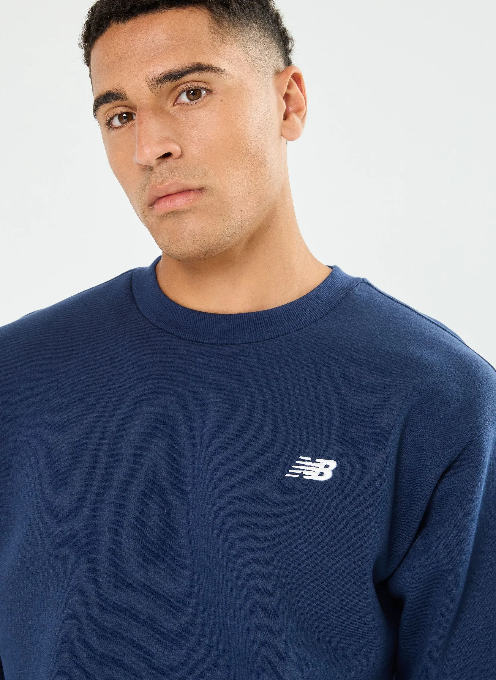 New BalanceSport Essentials Fleece Crew - Azzurro