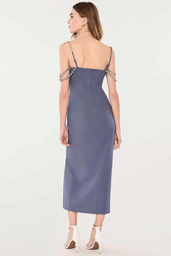 Night Shadow Hank Midi Dress