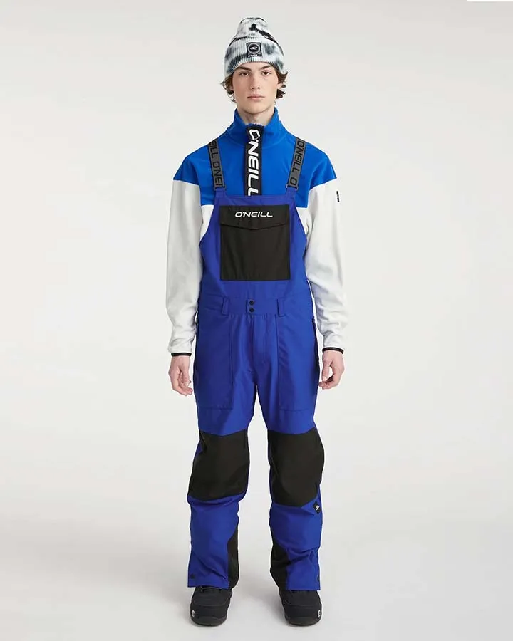 O'Neill Shred Bib - Surf The Web Blue | Shop Snow Pants & Suits at Trojan Wake Ski Snow & Snow Skiers Warehouse