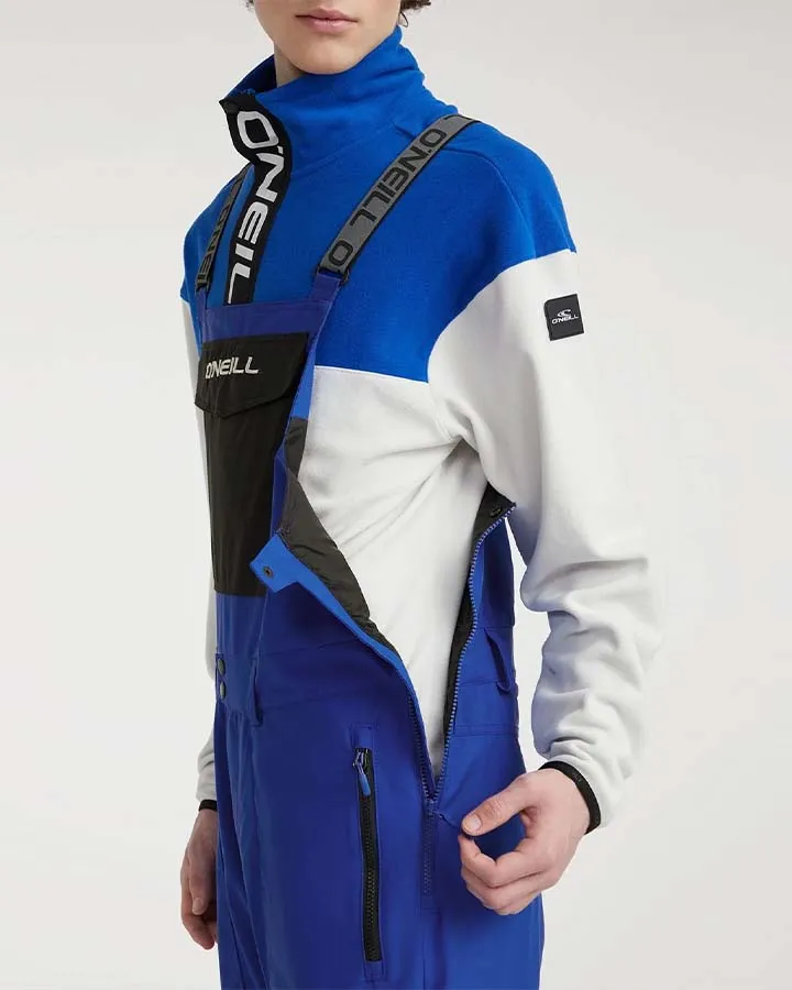 O'Neill Shred Bib - Surf The Web Blue | Shop Snow Pants & Suits at Trojan Wake Ski Snow & Snow Skiers Warehouse