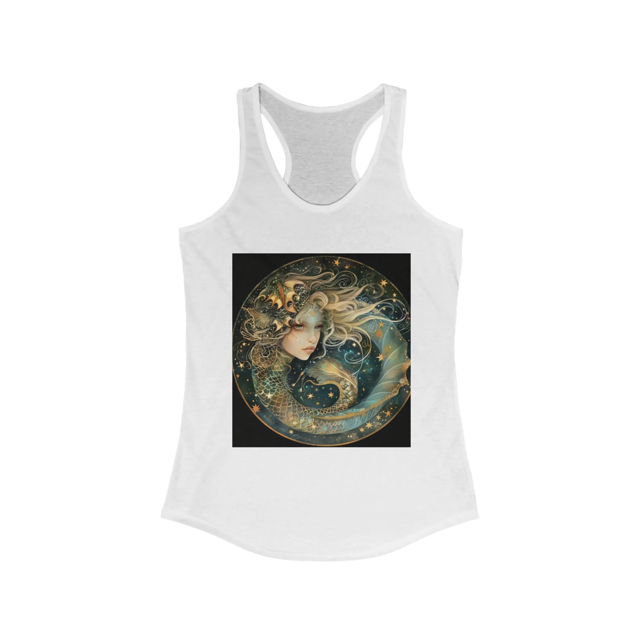 Ophiuchus zodiac Women's Ideal Racerback Tank