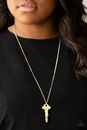 Paparazzi Accessories - The Keynoter - Gold Necklace