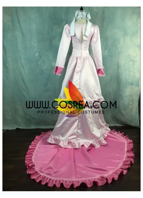 Puella Magi Madoka Ultimate Satin With Extended Train Cosplay Costume