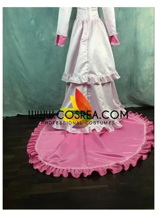 Puella Magi Madoka Ultimate Satin With Extended Train Cosplay Costume