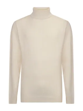 Pull dolcevita in filato Winter Basic - Avorio