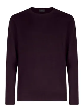 Pull girocollo in filato Winter Basic - Sunset Purple