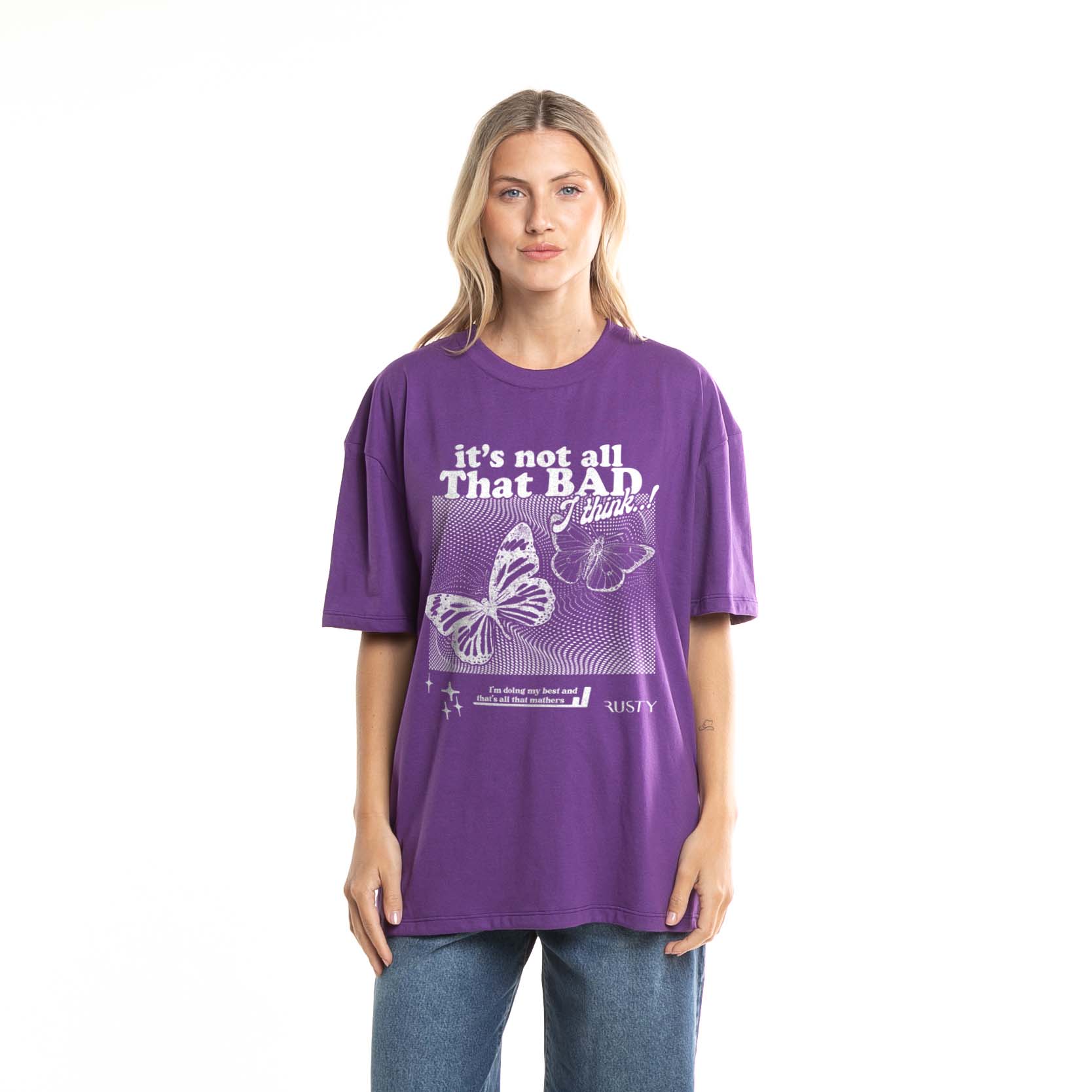 Remera Mc Rusty All That Rad Oversize Tee Ld Grape