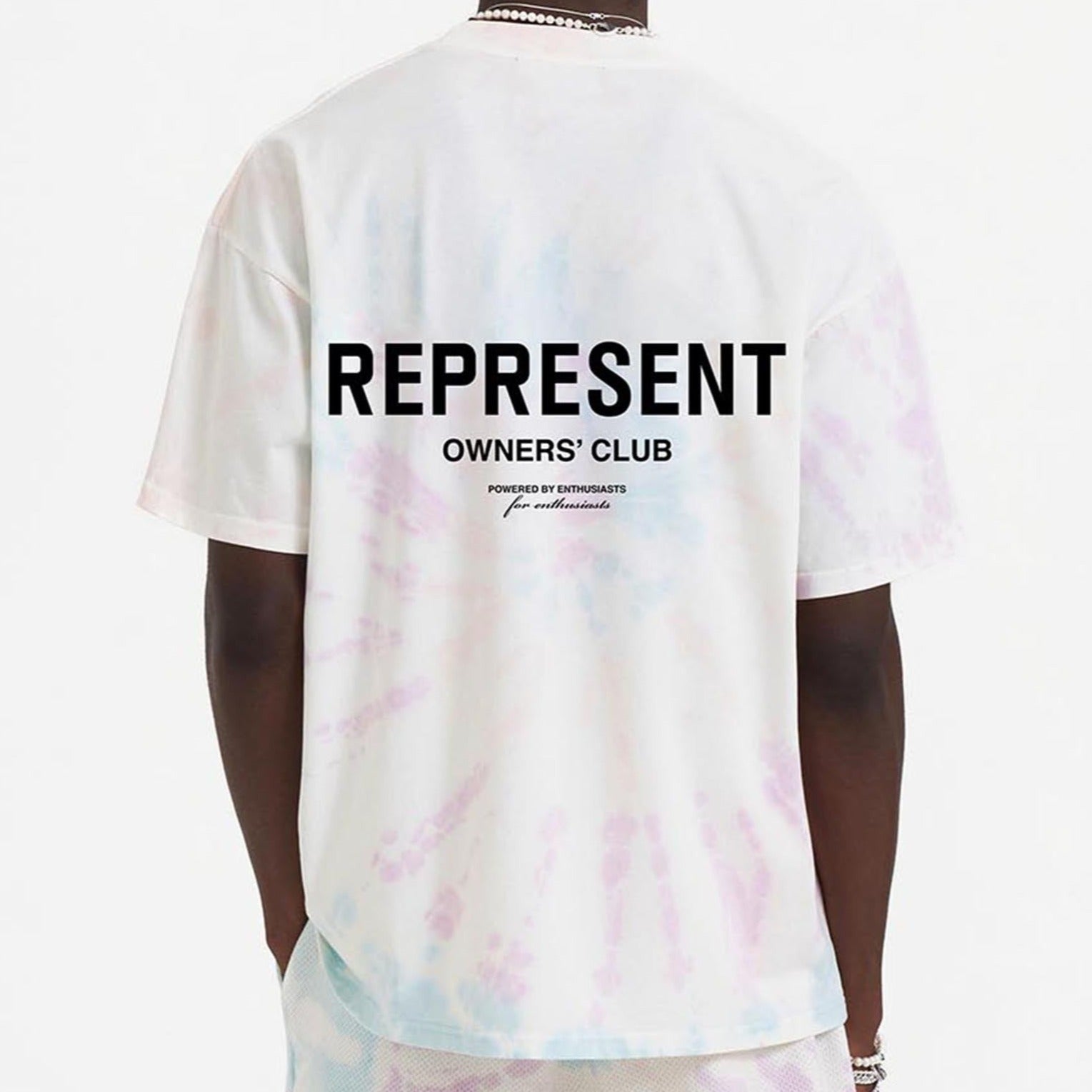 Represent Owners Club Logo Tee Tie Dye