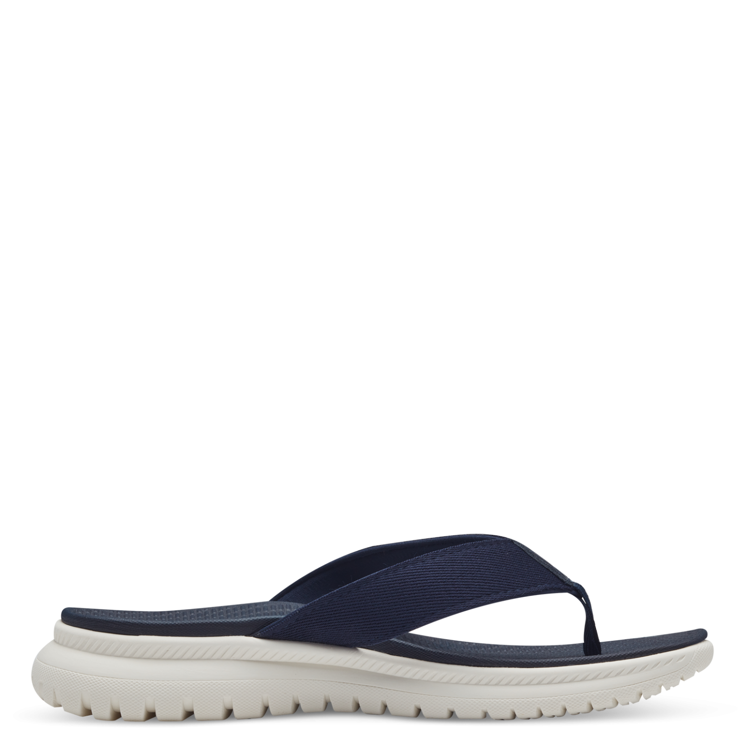 S Oliver Wedge Flip Flop Navy