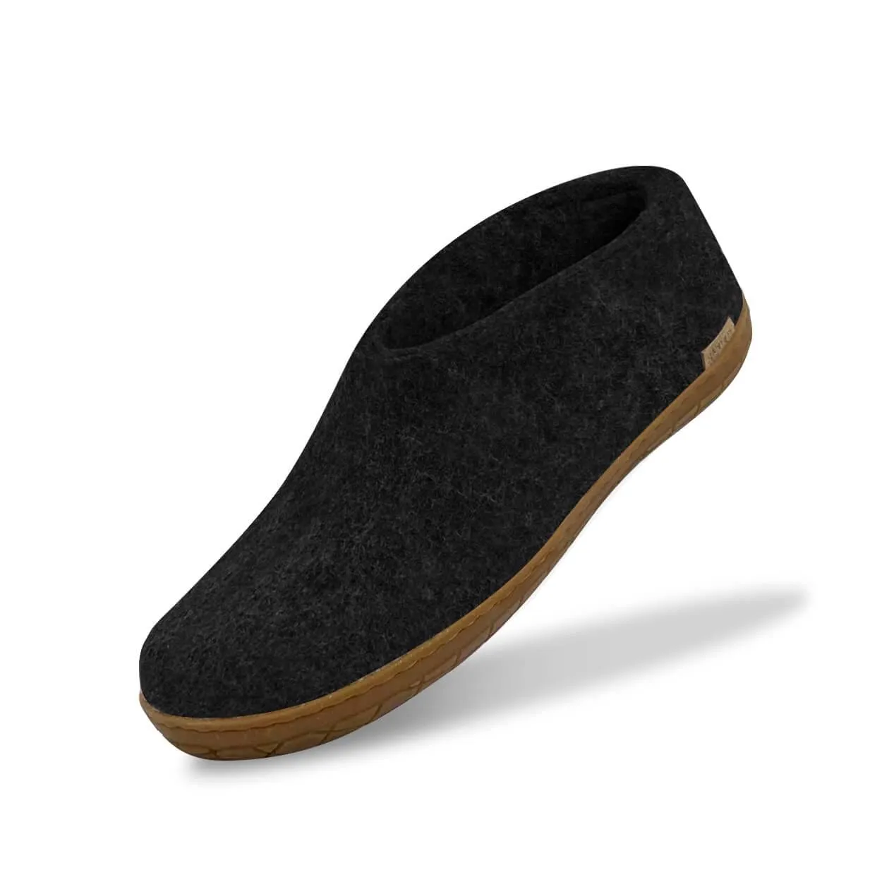 Shoe with natural rubber sole - honey - Charcoal