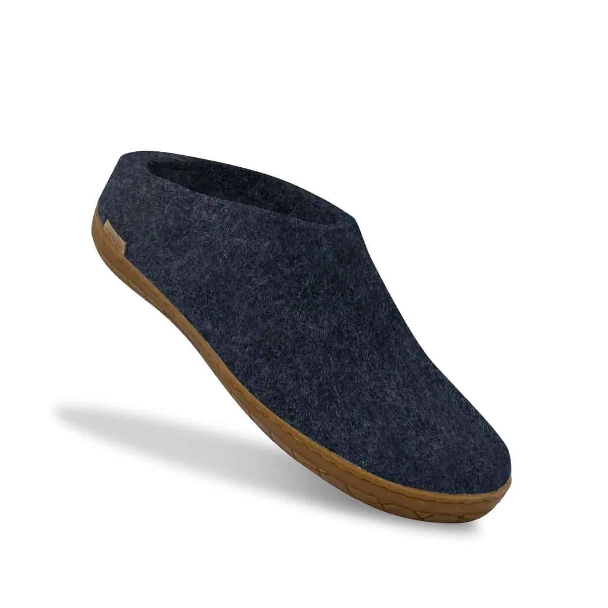 Slip-on with natural rubber sole - honey - Denim