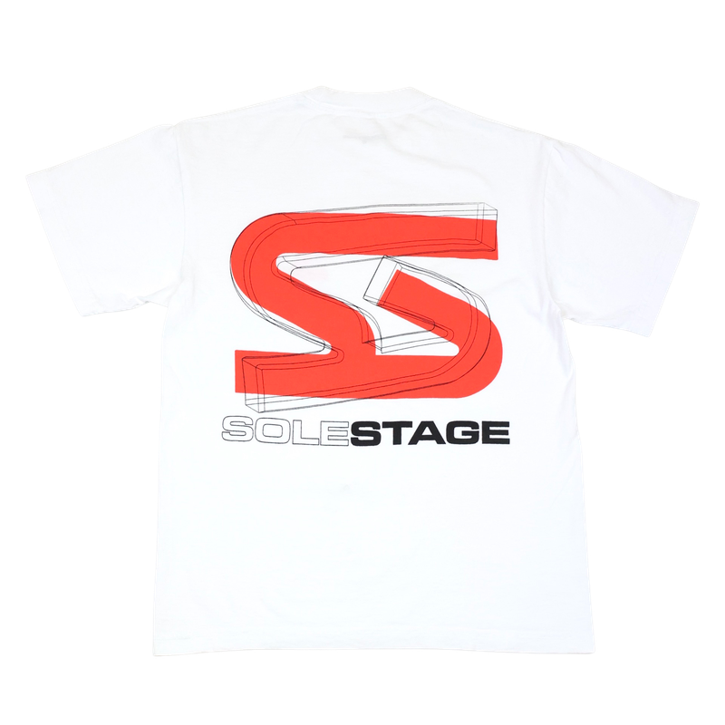 Solestage Cyber Logo Tee White