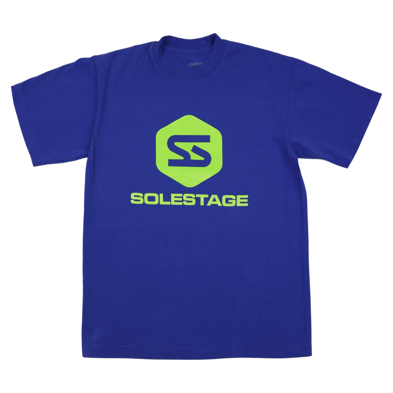 Solestage Stamp Logo Tee blue