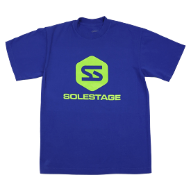 Solestage Stamp Logo Tee blue