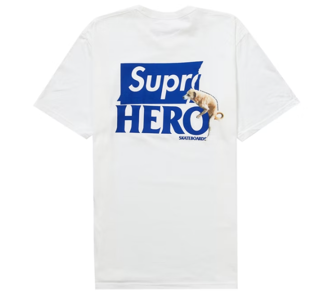 Supreme ANTIHERO Dog Tee White