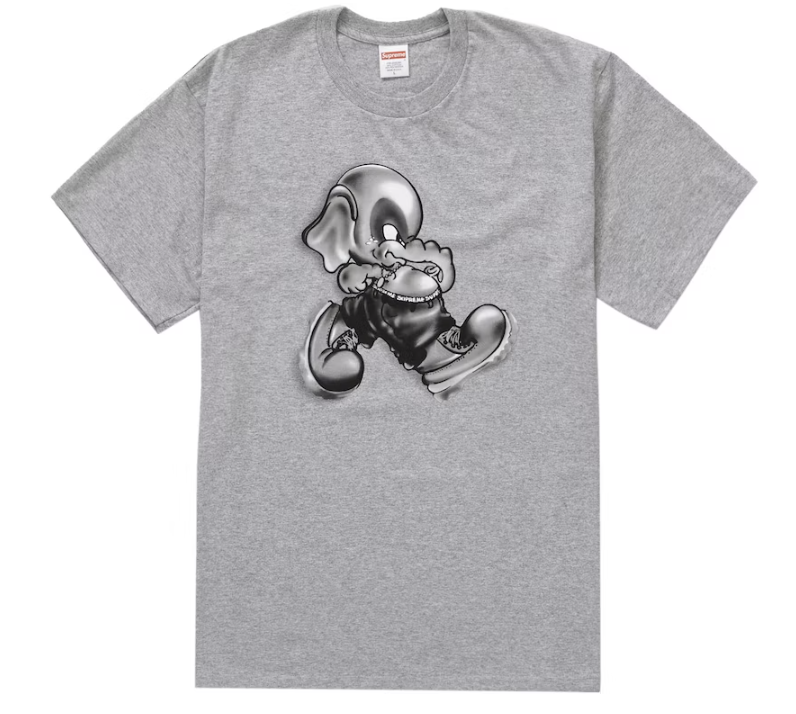 Supreme Elephant Tee (FW22) Heather Grey