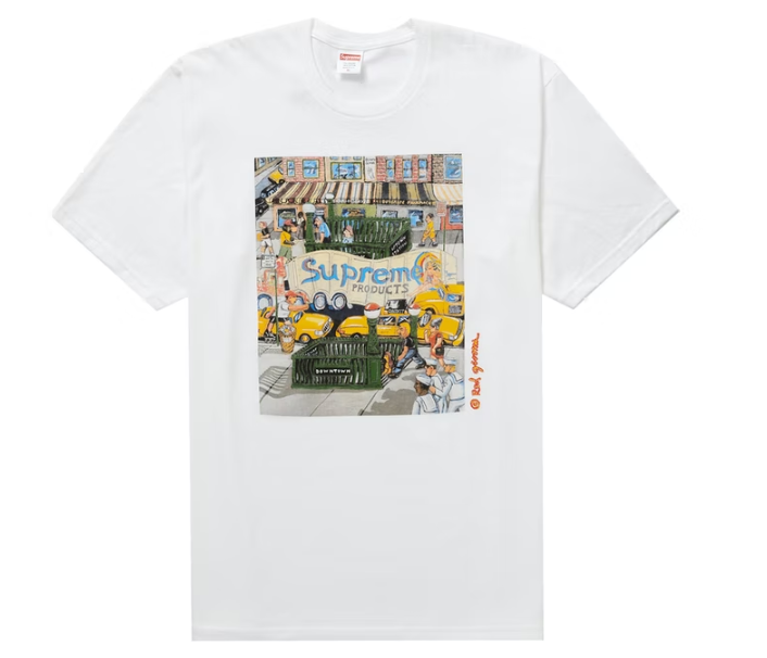 Supreme Manhattan Tee White