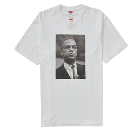 Supreme Roy DeCarava Malcolm X Tee White